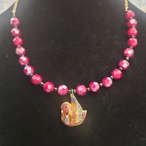 Artisan made cloisonne with glass beads